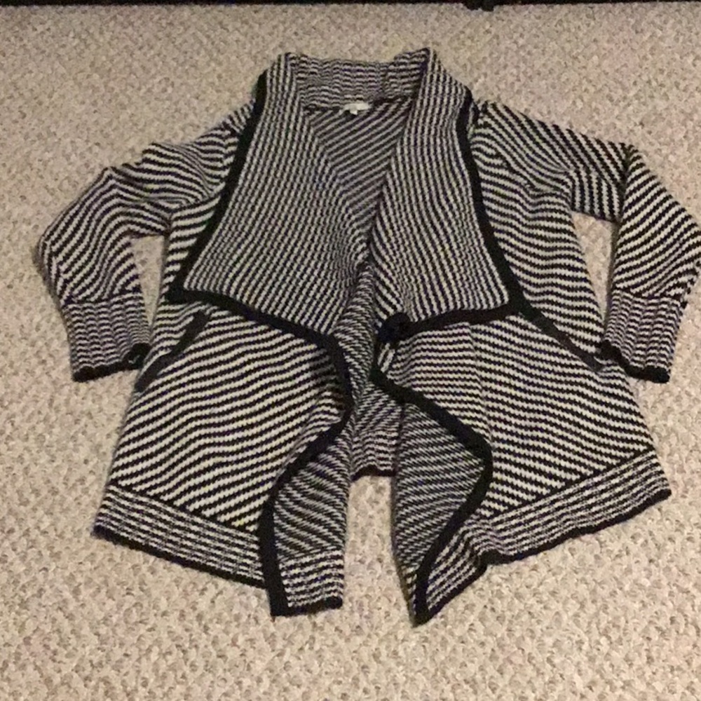 Joie Black & White Cardigan